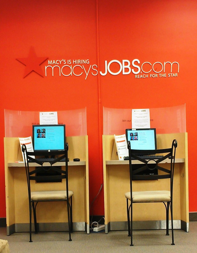 Macy's Seasonal Hiring fourth quarter 2012 80k workers