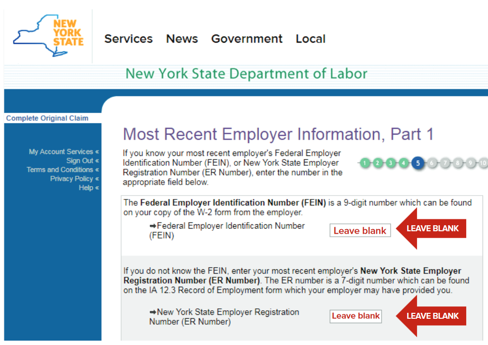 New York gig worker unemployment insurance claim help