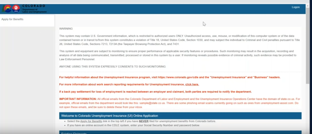 How To Log Into Colorado MyUI+ For Unemployment As Existing Claimant ...